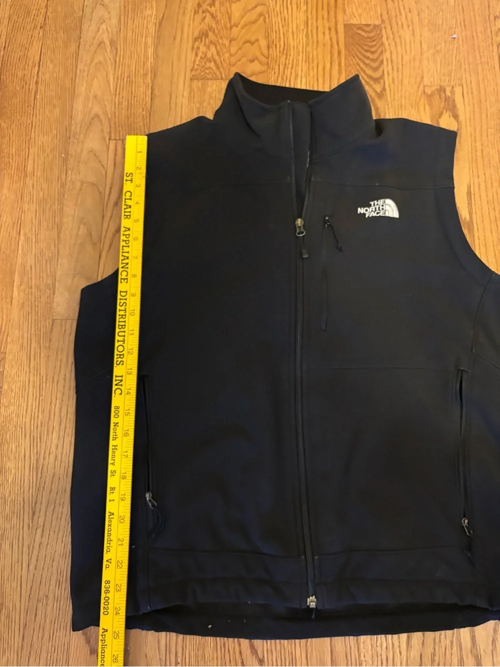 The North Face Men’s Large Polyester Black Vest Full Zip Outdoors Fall
